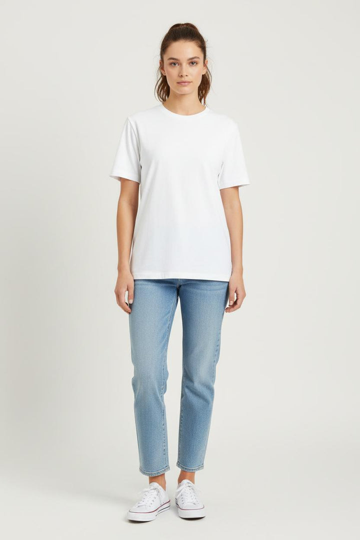 T-shirt Blanc - Taille L/40 de la marque American Vintage | PLY0765 - Vendu par Paradigme - Image 1