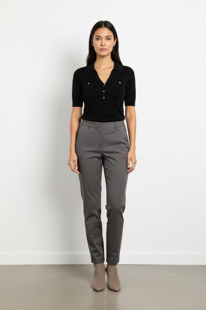 Polo Noir - Taille S/36