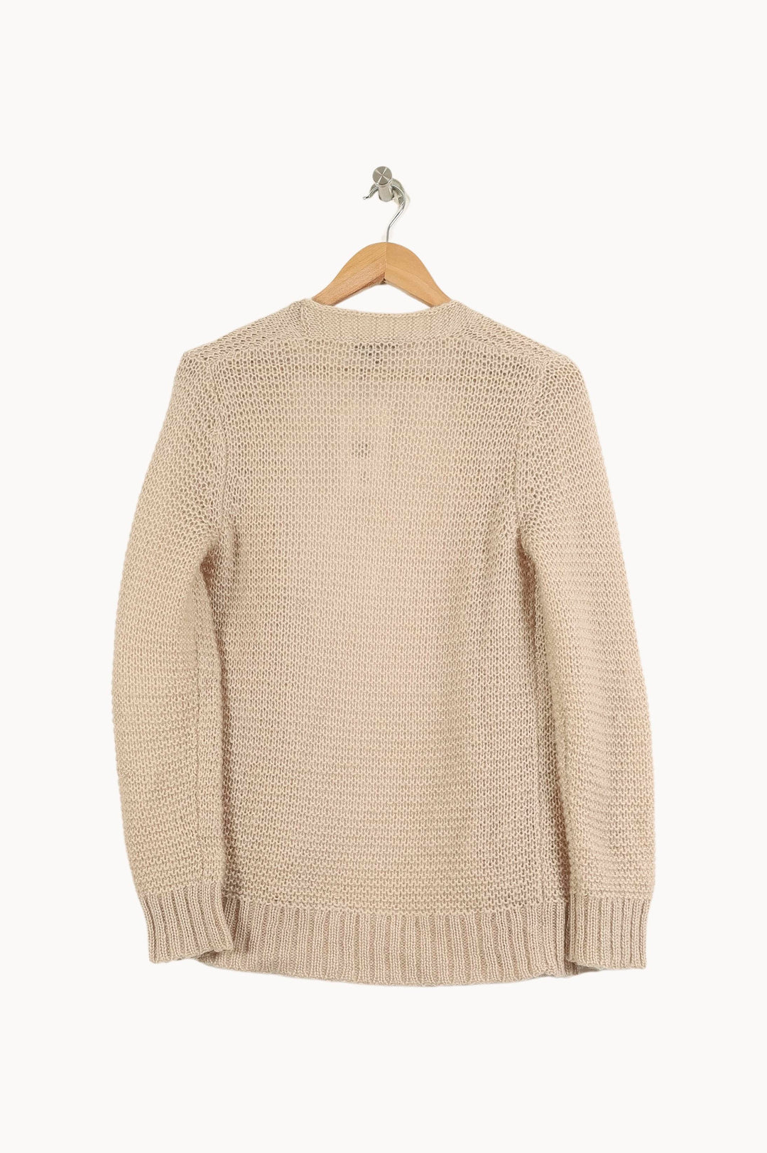 Cardigan Beige - Taille XS/34 de la marque Caroll | PLY0782 - Vendu par Paradigme - Image 4