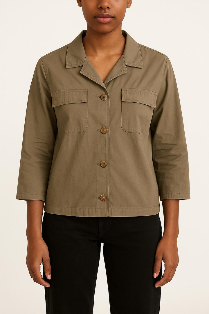 Veste Verte - Taille XS/34 de la marque Caroll | PLY0784 - Vendu par Paradigme - Image 1