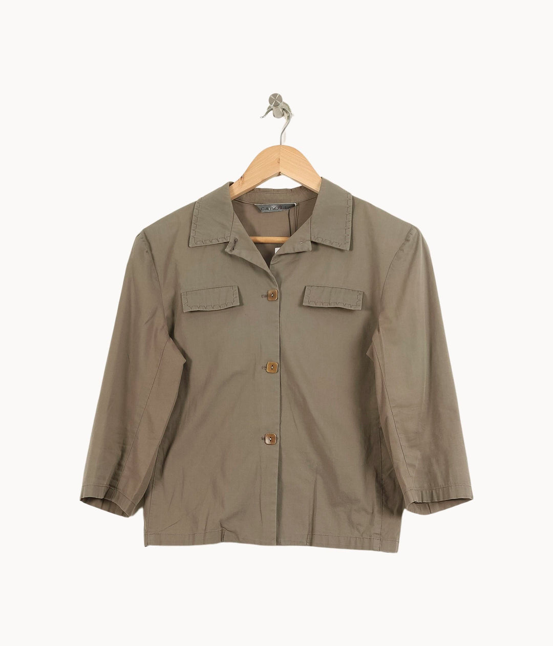 Veste Verte - Taille XS/34 de la marque Caroll | PLY0784 - Vendu par Paradigme - Image 2