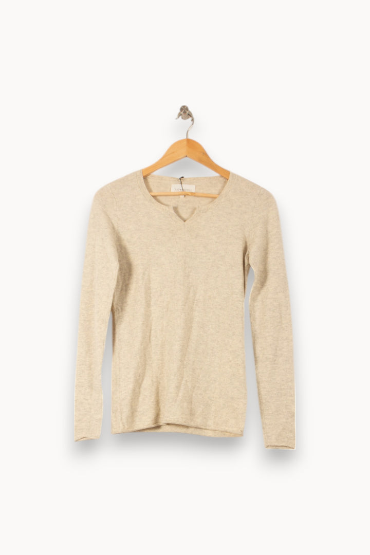 Pull Beige - Taille S/36 de la marque Sud express | PLY0792 - Vendu par Paradigme - Image 2