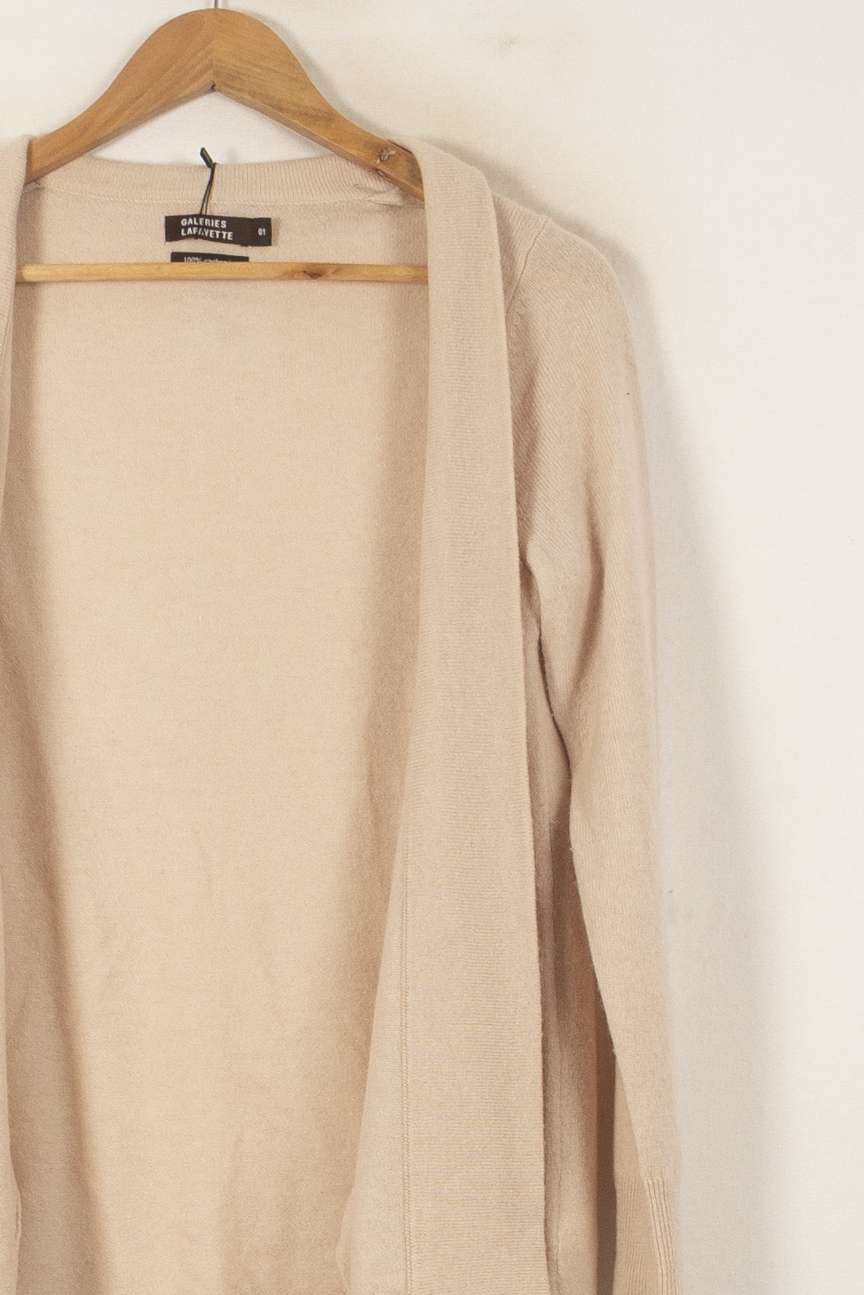 Cardigan Beige - Taille S/36 de la marque Galeries Lafayette | PLY0797 - Vendu par Paradigme - Image 3