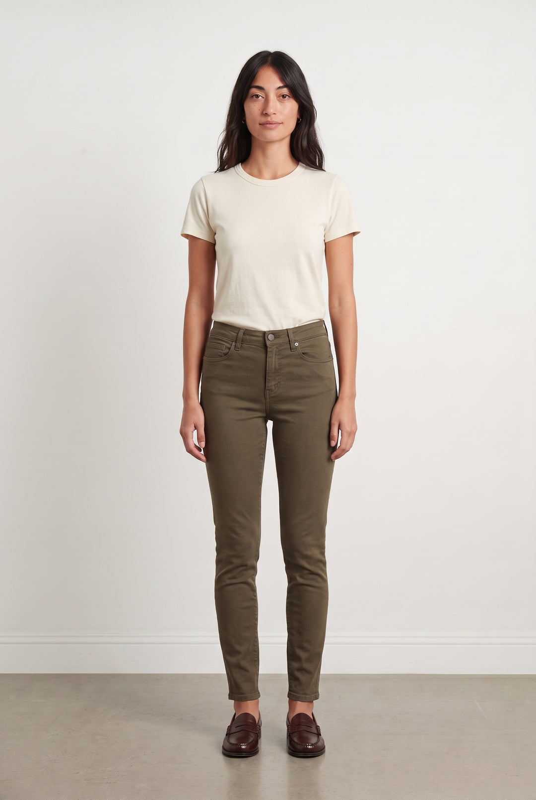 Pantalon vert kaki - Taille XS/34 de la marque Bérénice | PLY0826 - Vendu par Paradigme - Image 1