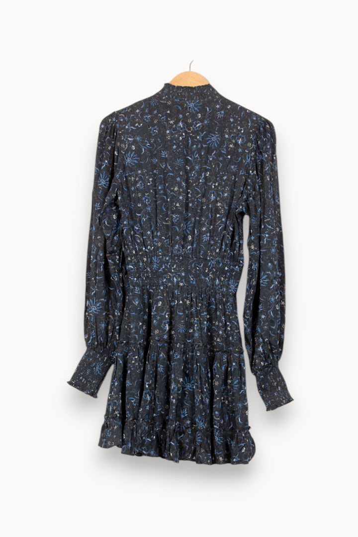 Robe Courte Bleue et Noire - Taille S/36 de la marque Bérénice | PLY0831 - Vendu par Paradigme - Image 4