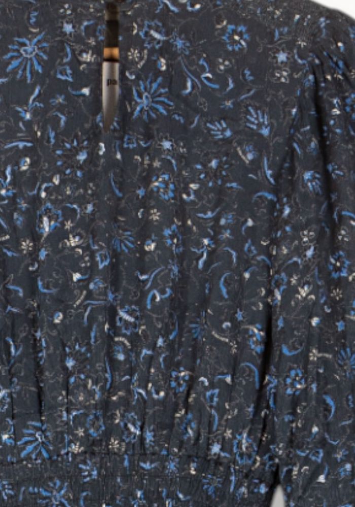 Robe Courte Bleue et Noire - Taille S/36 de la marque Bérénice | PLY0831 - Vendu par Paradigme - Image 3