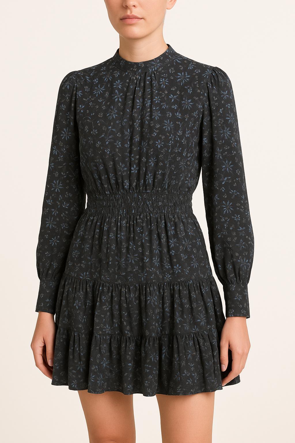 Robe Courte Bleue et Noire - Taille S/36 de la marque Bérénice | PLY0831 - Vendu par Paradigme - Image 1