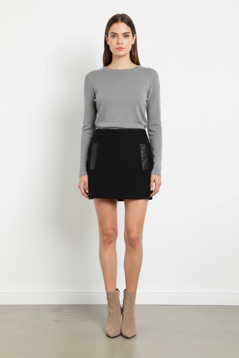 Jupe noire - Taille XS/34 de la marque Maje | PLY0845 - Vendu par Paradigme - Image 1