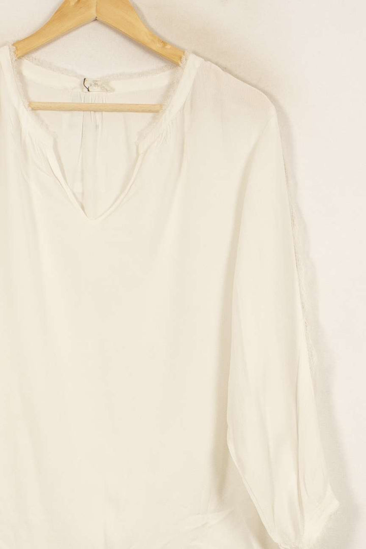 Blouse Blanche - Taille L/40 de la marque Pablo | PLY0851 - Vendu par Paradigme - Image 3