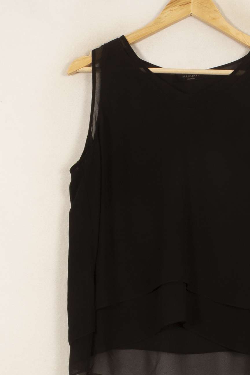 Débardeur Noir - Taille S/36 de la marque All Saints | PLY0854 - Vendu par Paradigme - Image 3
