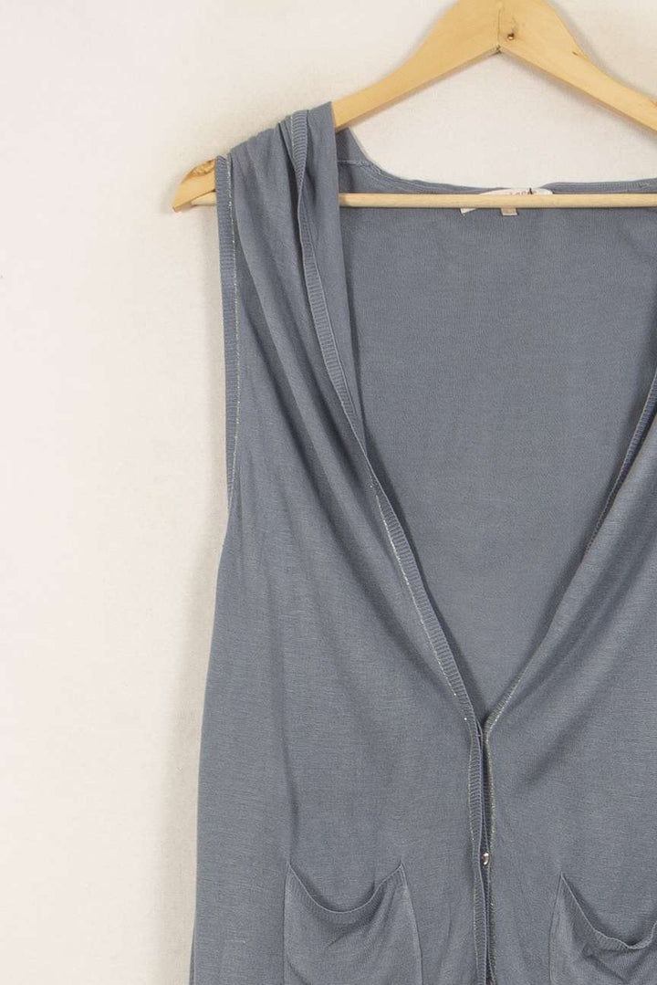 Gilet Bleu - Taille S/36 de la marque Bérénice | PLY0857 - Vendu par Paradigme - Image 3