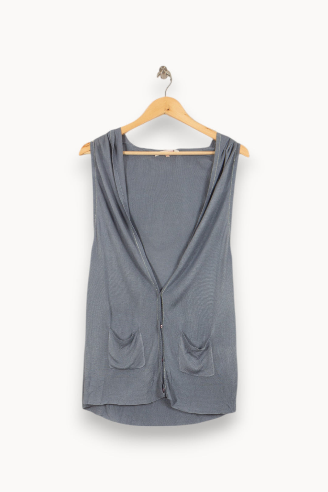 Gilet Bleu - Taille S/36 de la marque Bérénice | PLY0857 - Vendu par Paradigme - Image 2