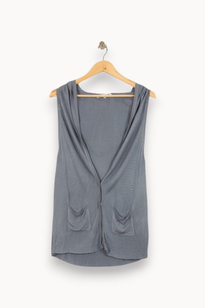 Gilet Bleu - Taille S/36 de la marque Bérénice | PLY0857 - Vendu par Paradigme - Image 2