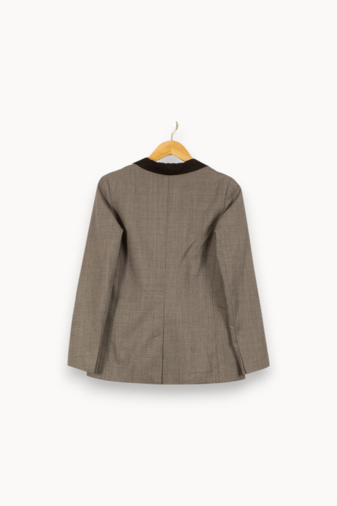 Blazer Gris et Noir - Taille M/38 de la marque Sandro | PLY0863 - Vendu par Paradigme - Image 4