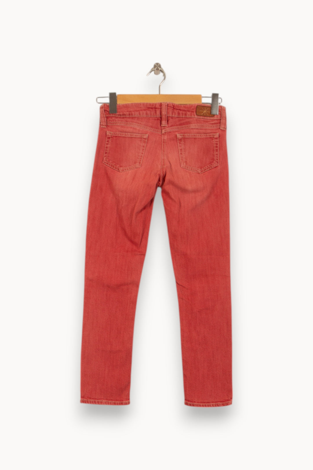 Jean Rouge - Taille XS/34 de la marque Isabel Marant étoile | PLY0865 - Vendu par Paradigme - Image 4
