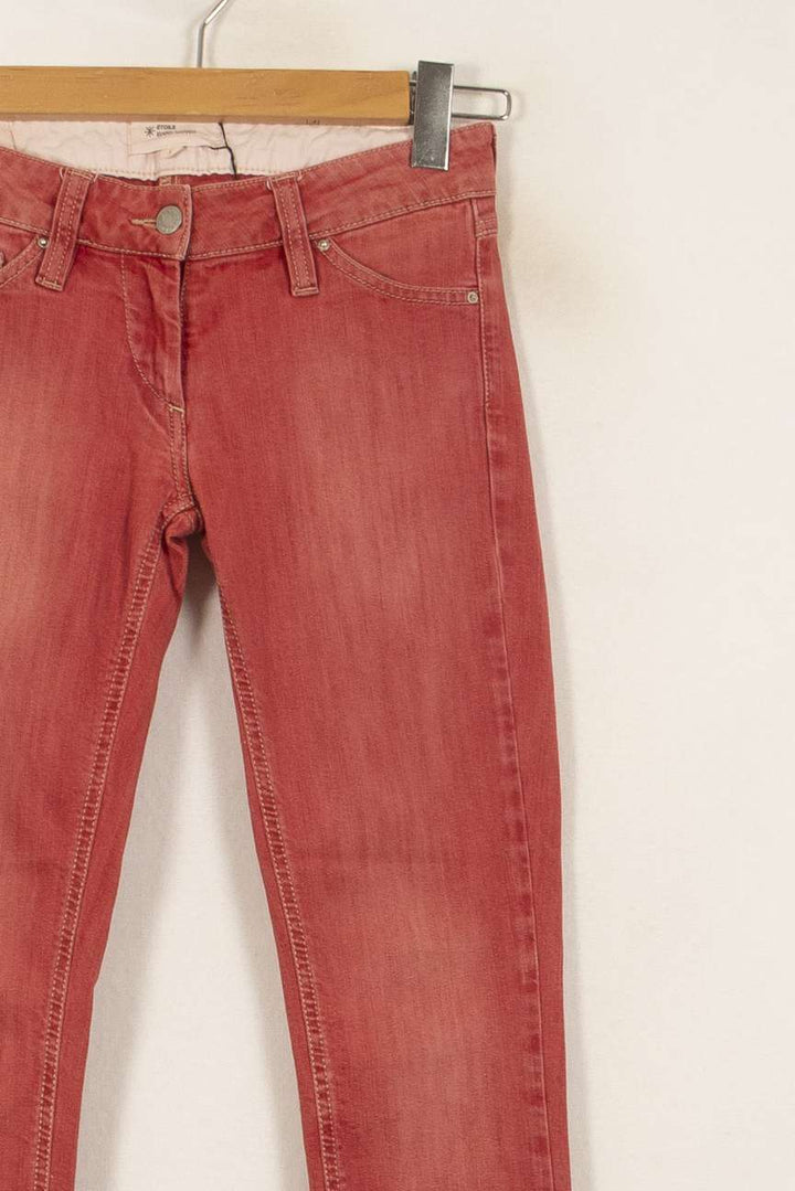 Jean Rouge - Taille XS/34 de la marque Isabel Marant étoile | PLY0865 - Vendu par Paradigme - Image 3