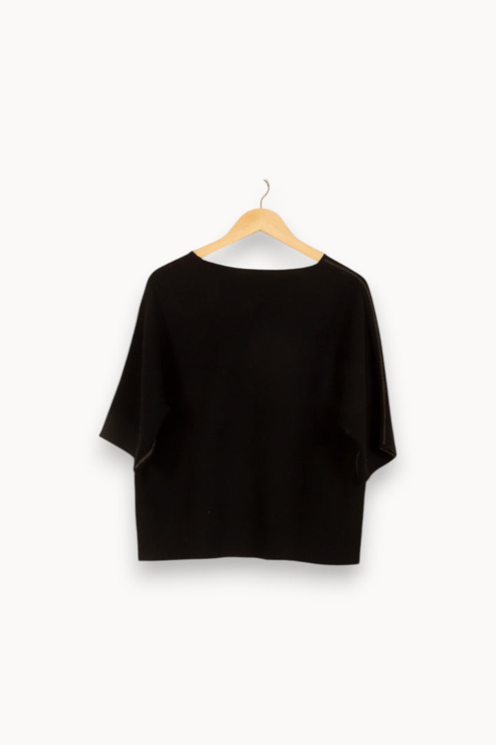 Pull Noir - Taille S/36 de la marque Gerard Darel | PLY0868 - Vendu par Paradigme - Image 4