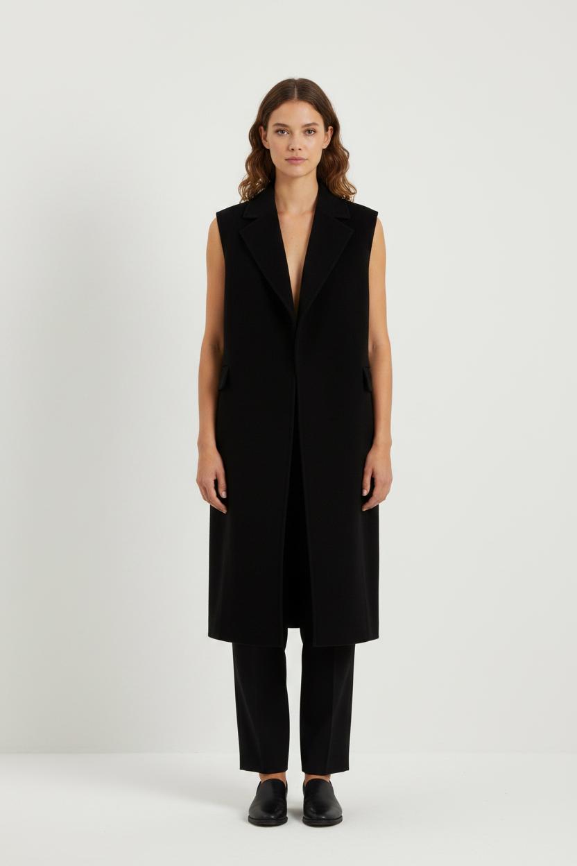 Gilet Long Noir - Taille M/38