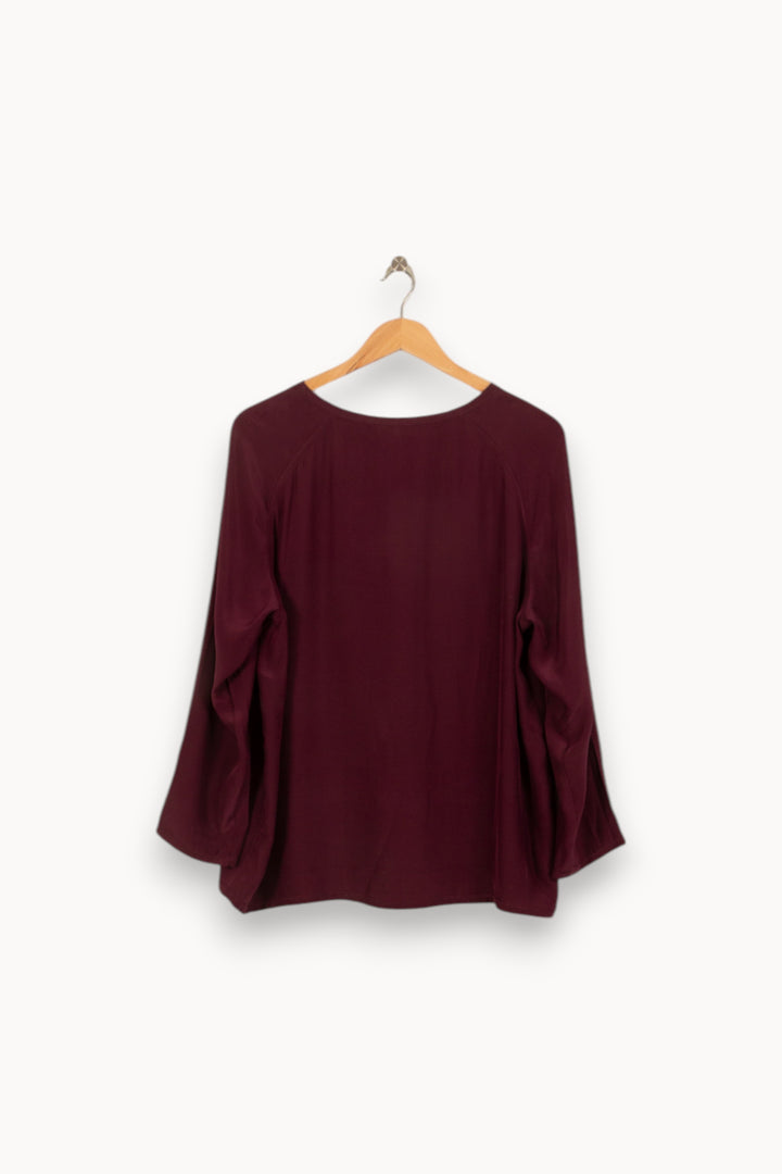 Blouse Violette - Taille L/40 de la marque Gerard Darel | PLY0871 - Vendu par Paradigme - Image 4