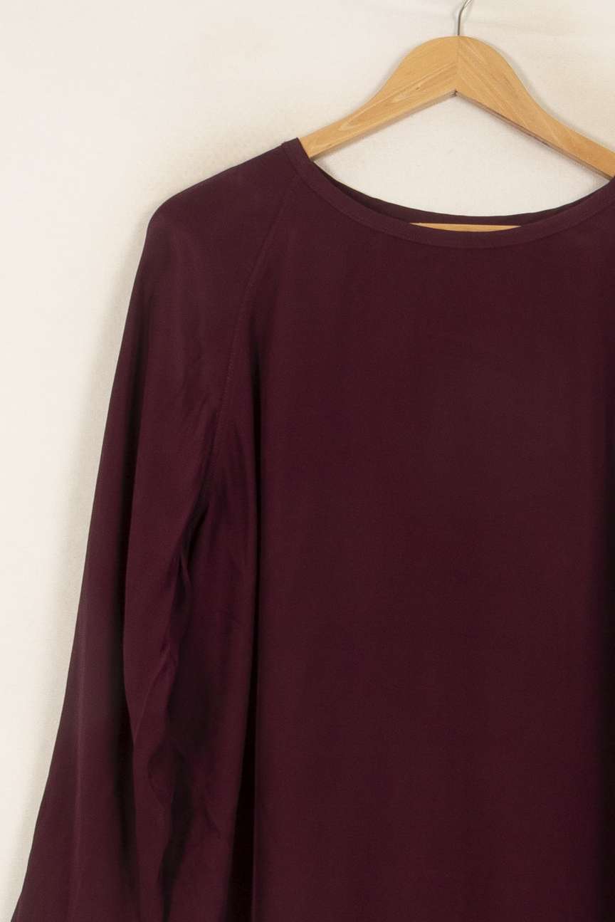 Blouse Violette - Taille L/40 de la marque Gerard Darel | PLY0871 - Vendu par Paradigme - Image 3