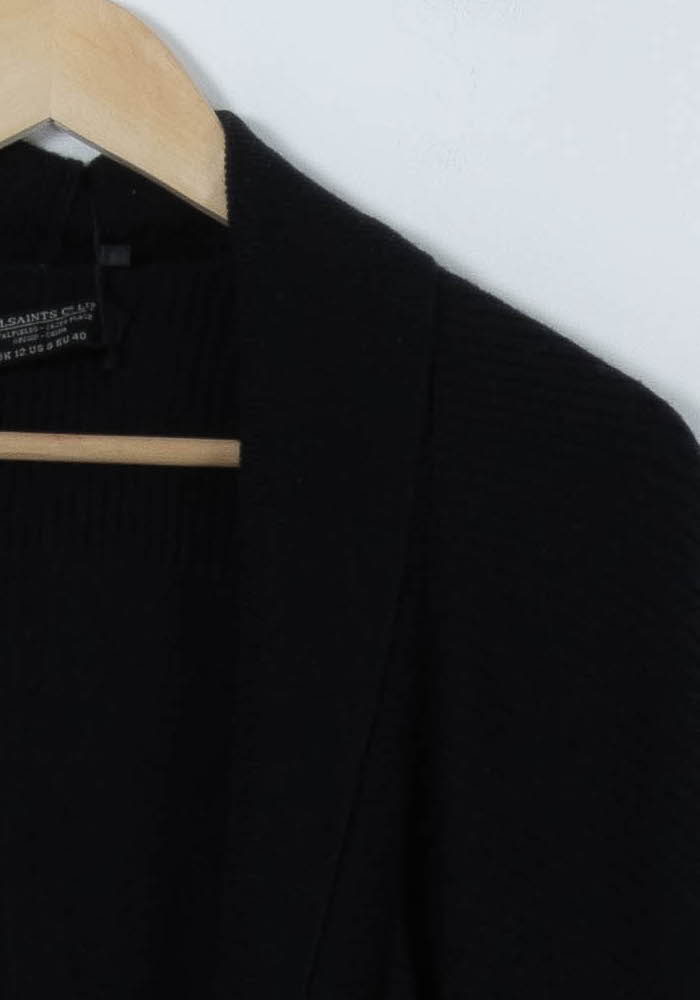 Cardigan Noir - Taille L/40 de la marque All Saints | PLY0885 - Vendu par Paradigme - Image 3
