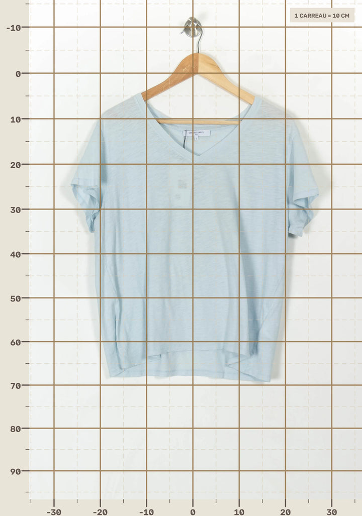 Top bleu clair - Taille L/40 de la marque Gerard Darel | PLY0886 - Vendu par Paradigme - Image 4