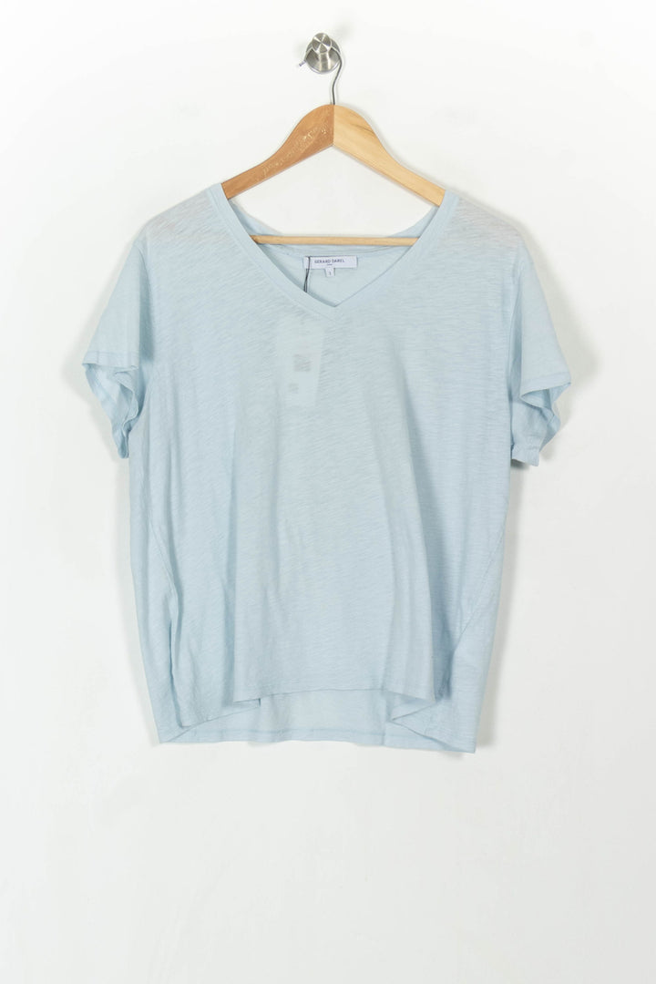 Top bleu clair - Taille L/40 de la marque Gerard Darel | PLY0886 - Vendu par Paradigme - Image 2