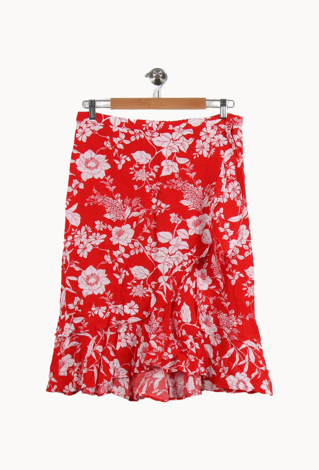 Jupe Midi Rouge et Blanche - Taille XL/42 de la marque Caroll | PLY0887 - Vendu par Paradigme - Image 2