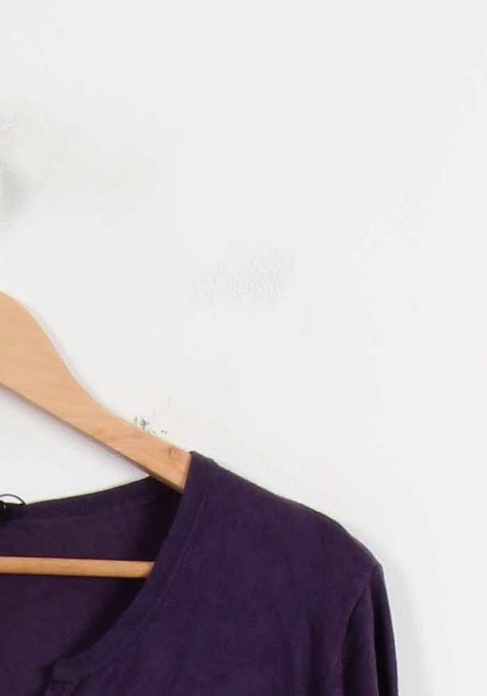 Cardigan Violet - Taille XL/42 de la marque Caroll | PLY0888 - Vendu par Paradigme - Image 3