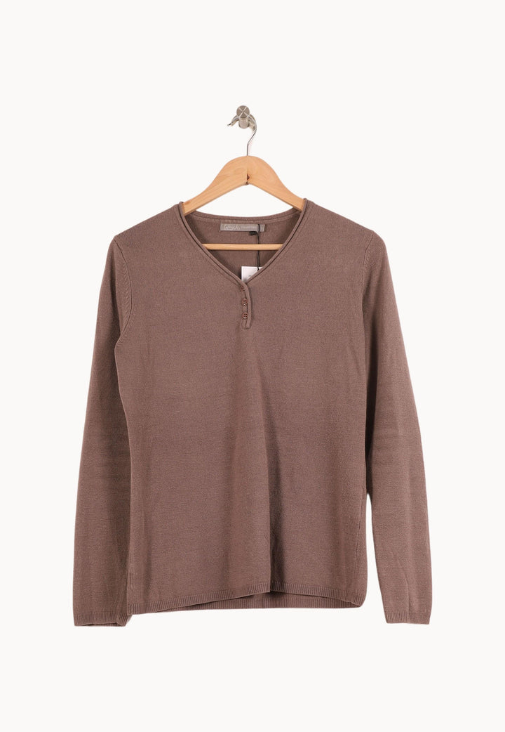 Pull Marron - Taille L/40 de la marque Galeries Lafayette | PLY0889 - Vendu par Paradigme - Image 2