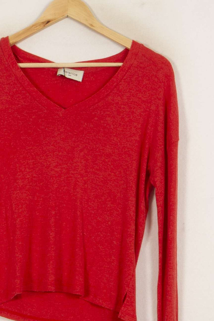 Pull Rouge - Taille S/36 de la marque Bérénice | PLY0893 - Vendu par Paradigme - Image 3