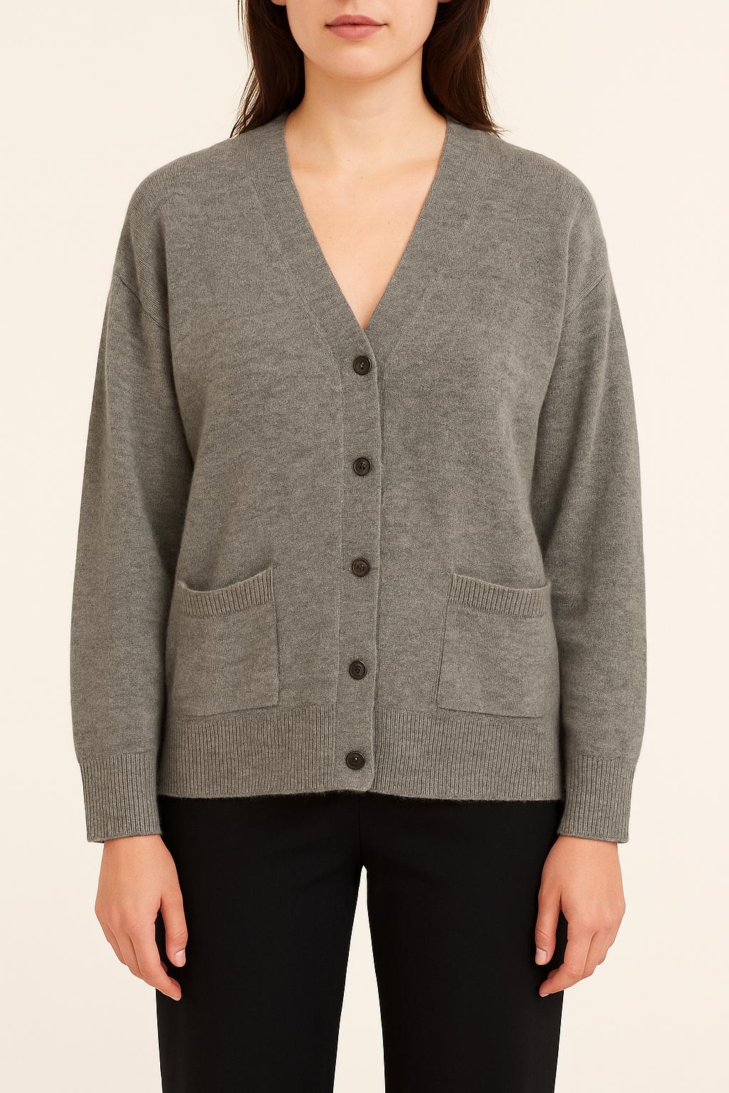 Cardigan Gris - Taille M/38 de la marque Gerard Darel | PLY0898 - Vendu par Paradigme - Image 1