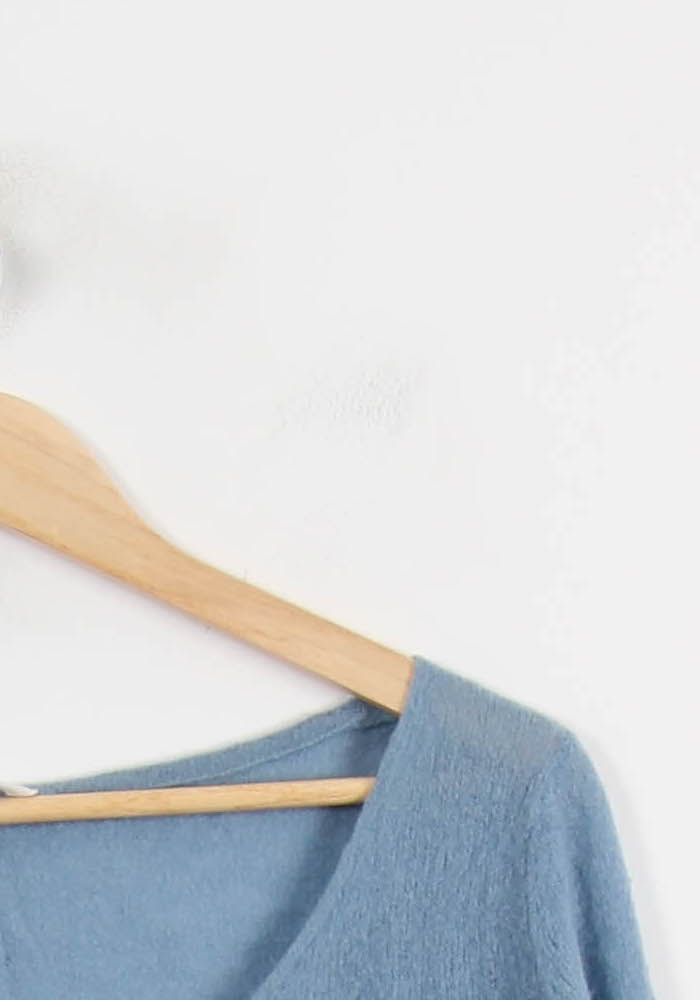 Pull Bleu - Taille S/36 de la marque American Vintage | PLY0905 - Vendu par Paradigme - Image 3