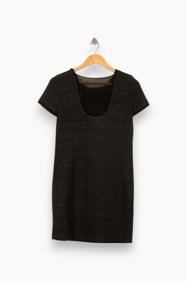 Robe Droite Noire - Taille S/36 de la marque Comptoir des Cotonniers | PLY0941 - Vendu par Paradigme - Image 4