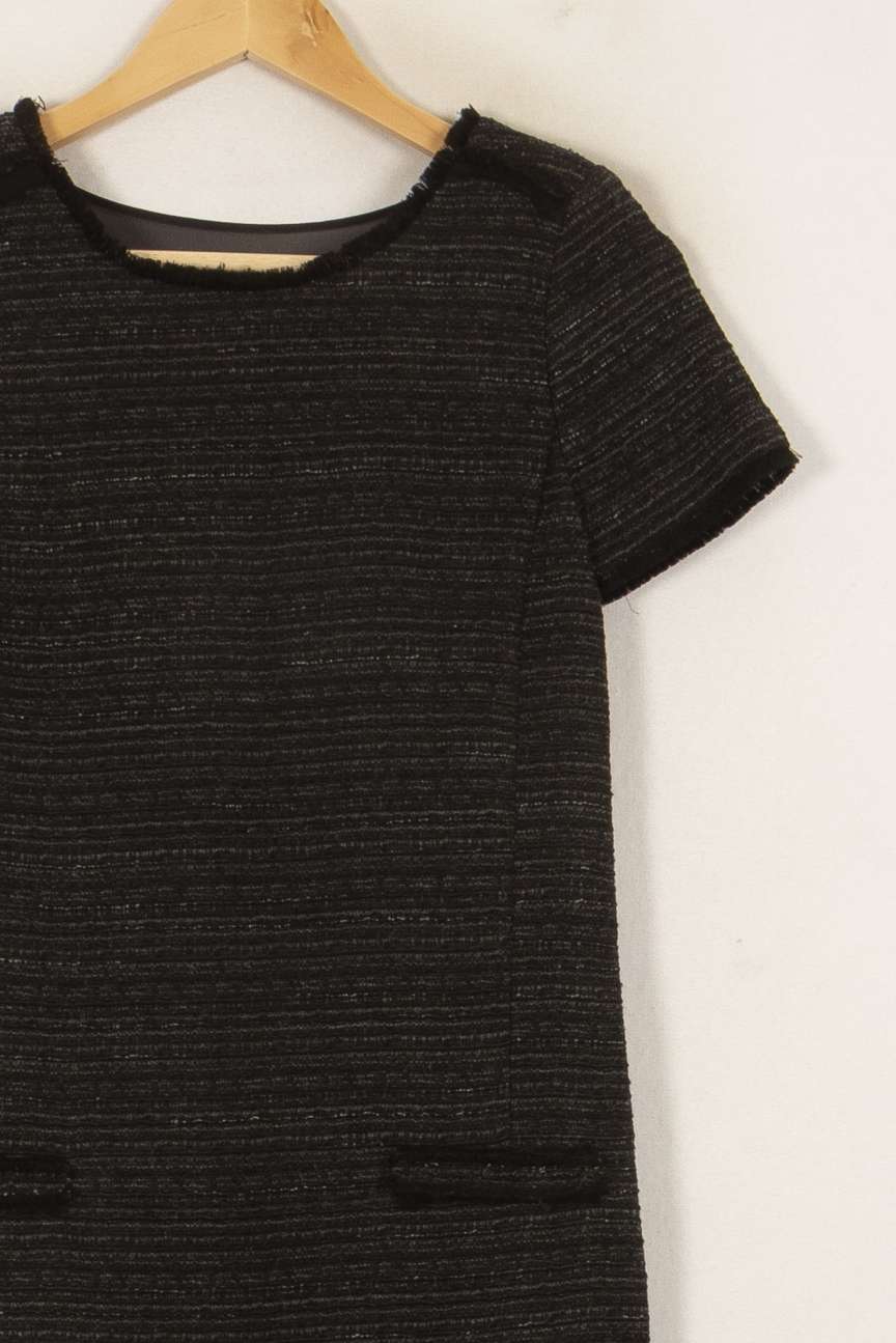 Robe Droite Noire - Taille S/36 de la marque Comptoir des Cotonniers | PLY0941 - Vendu par Paradigme - Image 3