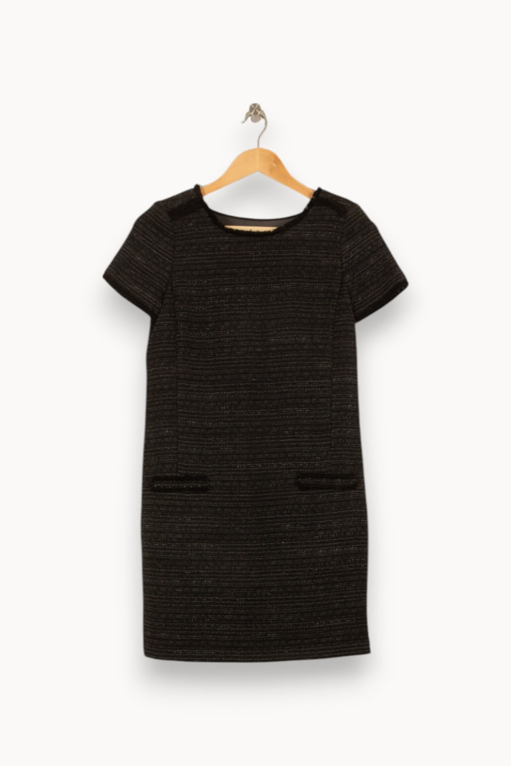 Robe Droite Noire - Taille S/36 de la marque Comptoir des Cotonniers | PLY0941 - Vendu par Paradigme - Image 2