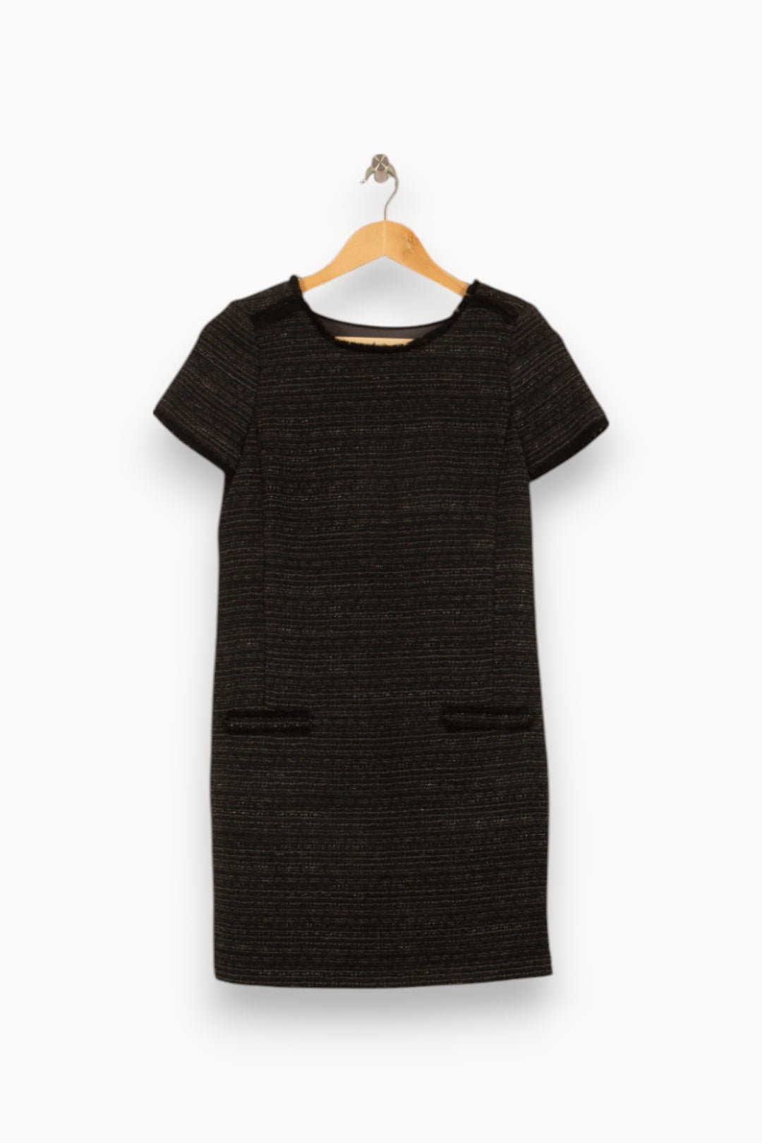 Robe Droite Noire - Taille S/36 de la marque Comptoir des Cotonniers | PLY0941 - Vendu par Paradigme - Image 2