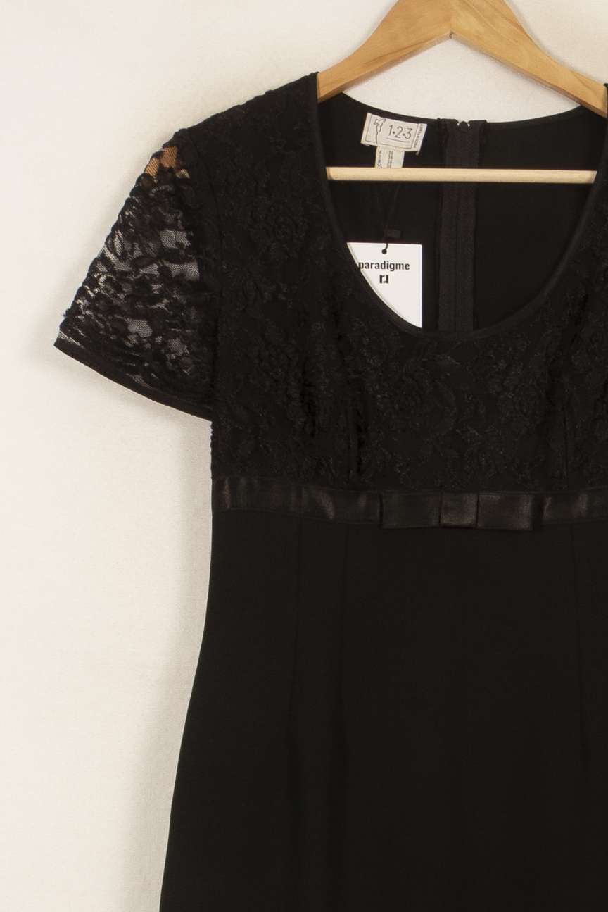 Robe Courte Noire - Taille M/38 de la marque Maison 123 | PLY0946 - Vendu par Paradigme - Image 3