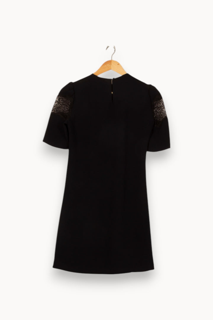 Robe Courte Noire - Taille S/36 de la marque Claudie Pierlot | PLY0949 - Vendu par Paradigme - Image 4