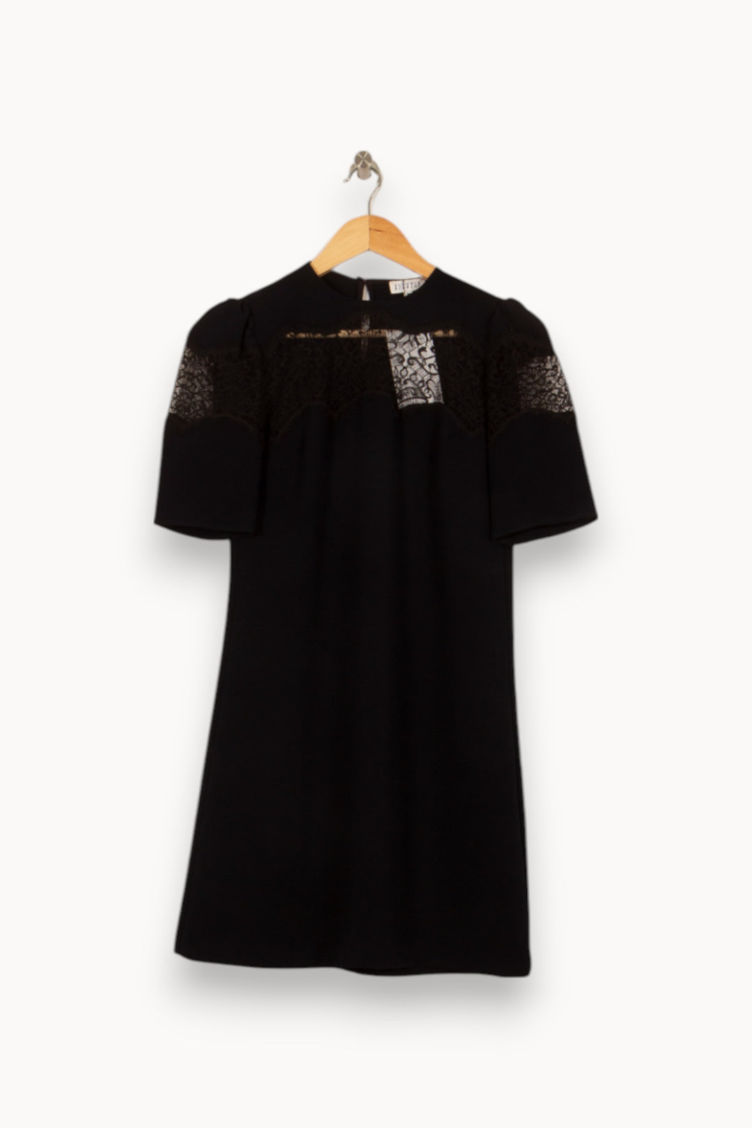 Robe Courte Noire - Taille S/36 de la marque Claudie Pierlot | PLY0949 - Vendu par Paradigme - Image 2