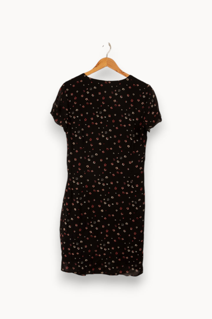 Robe noire à motifs - Taille L/40 de la marque IKKS | PLY0962 - Vendu par Paradigme - Image 2