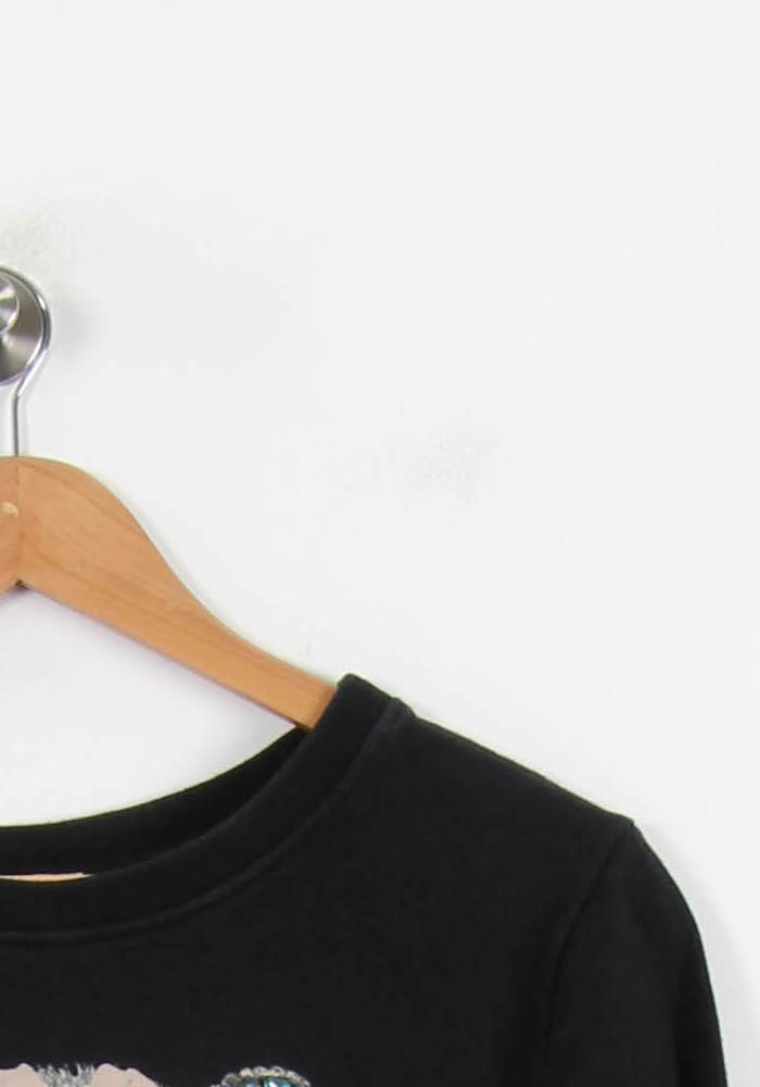 Sweatshirt Noir - Taille L/40 de la marque Claudie Pierlot | PLY0972 - Vendu par Paradigme - Image 3
