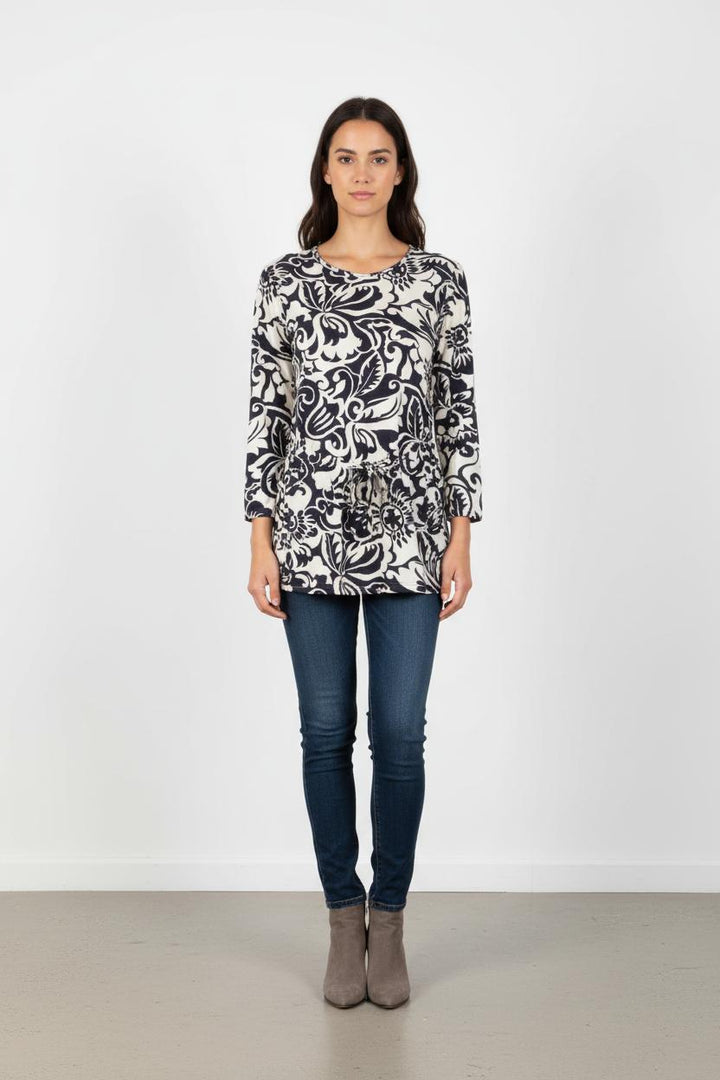 Tunique Blanc et Noir - Taille S/36