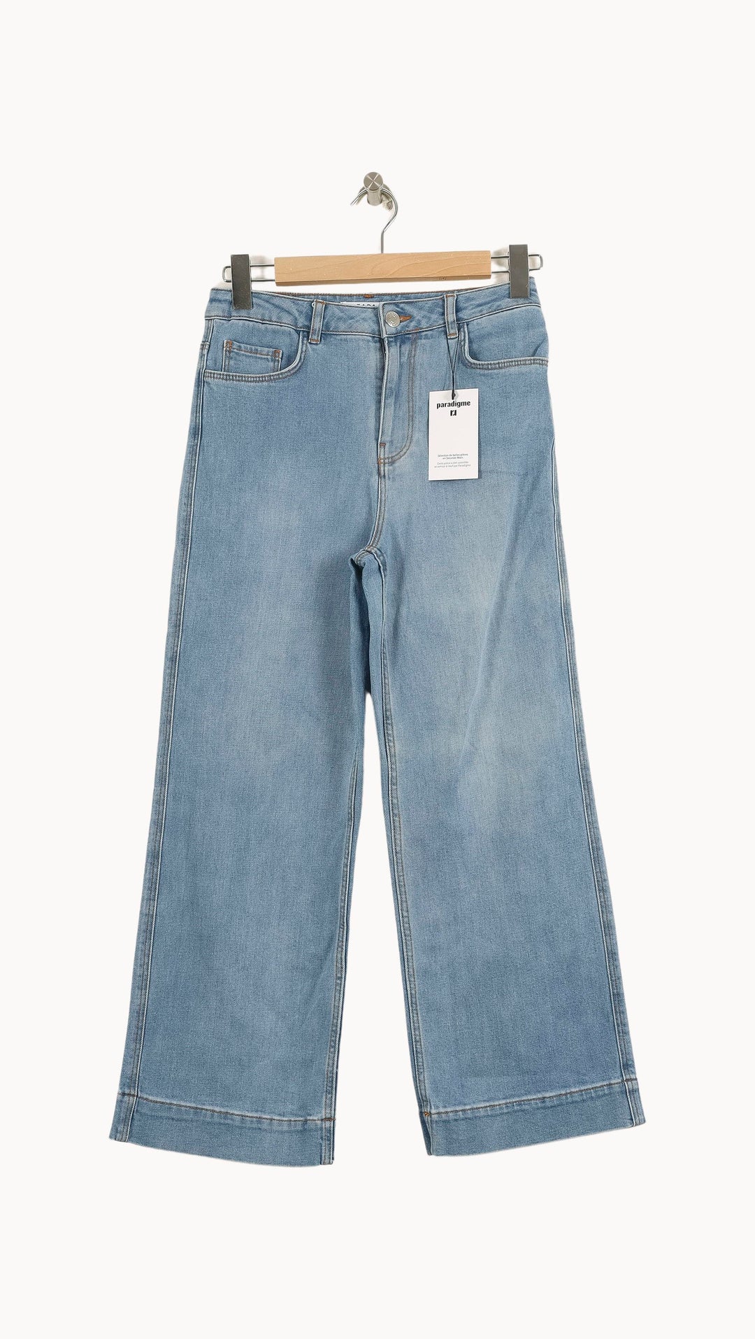 Jean Large Bleu - Taille M/38 de la marque ZAPA | PLY1011 - Vendu par Paradigme - Image 2