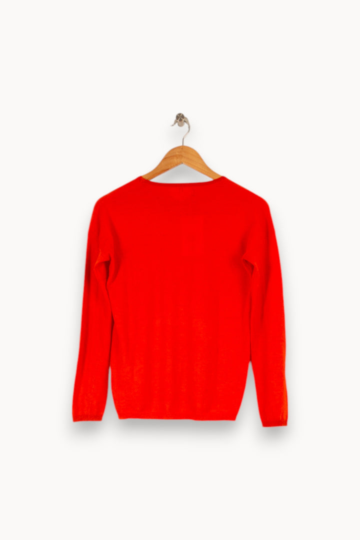 Pull Rouge - Taille S/36 de la marque Sud express | PLY1015 - Vendu par Paradigme - Image 3
