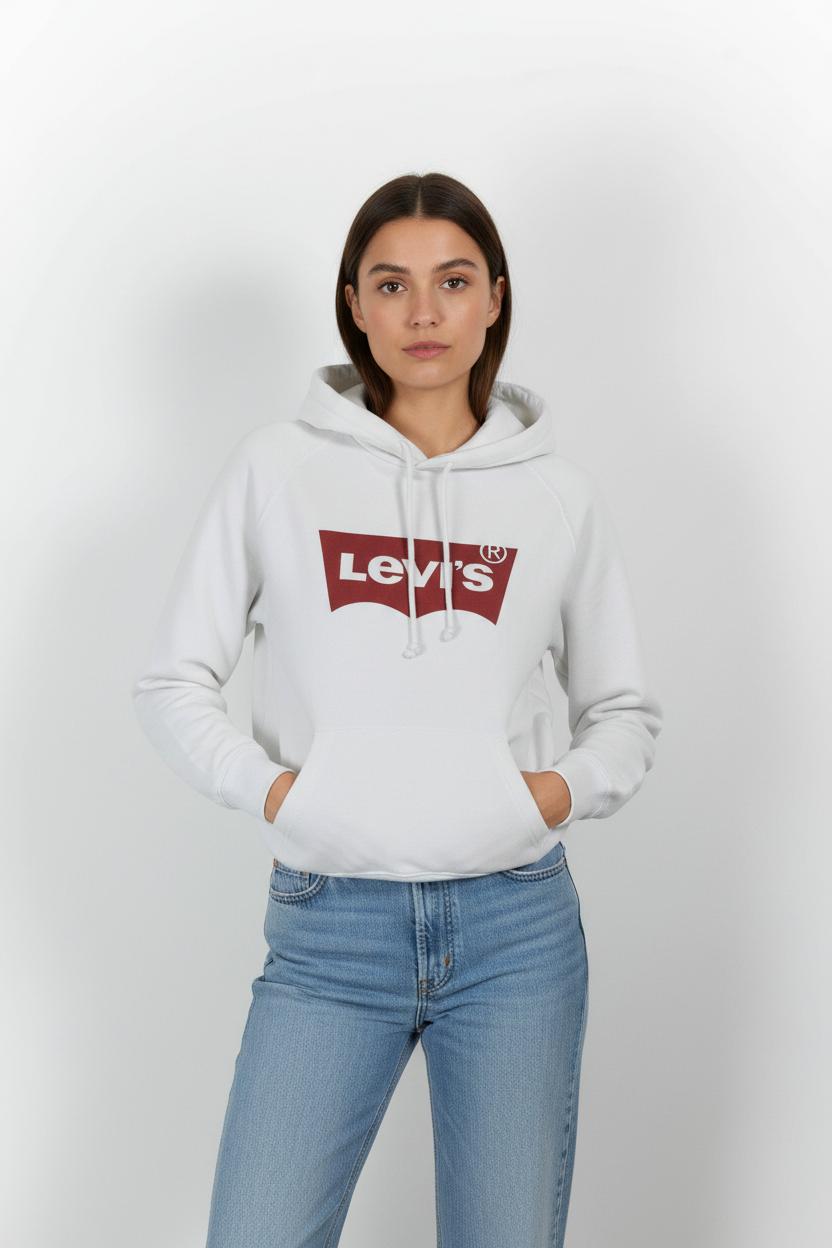 Sweatshirt blanc - Taille XL/42 de la marque Levi's | PLY1019 - Vendu par Paradigme - Image 1