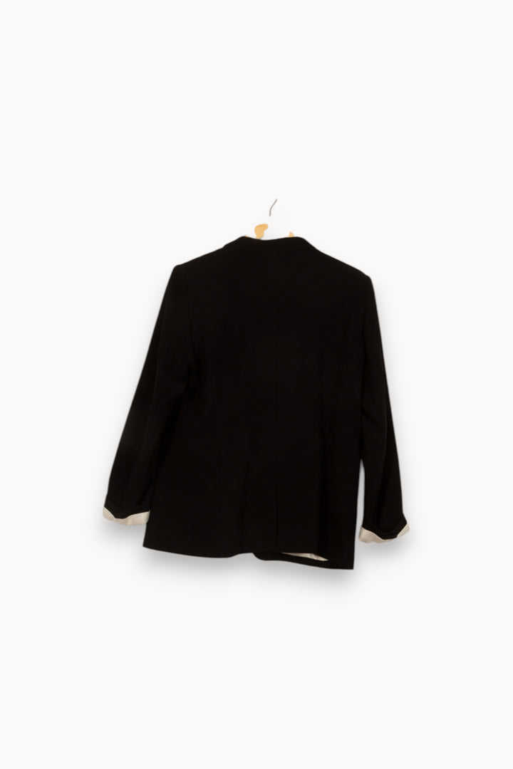 Blazer Noir - Taille XXL/44 de la marque Caroll | PLY1022 - Vendu par Paradigme - Image 4