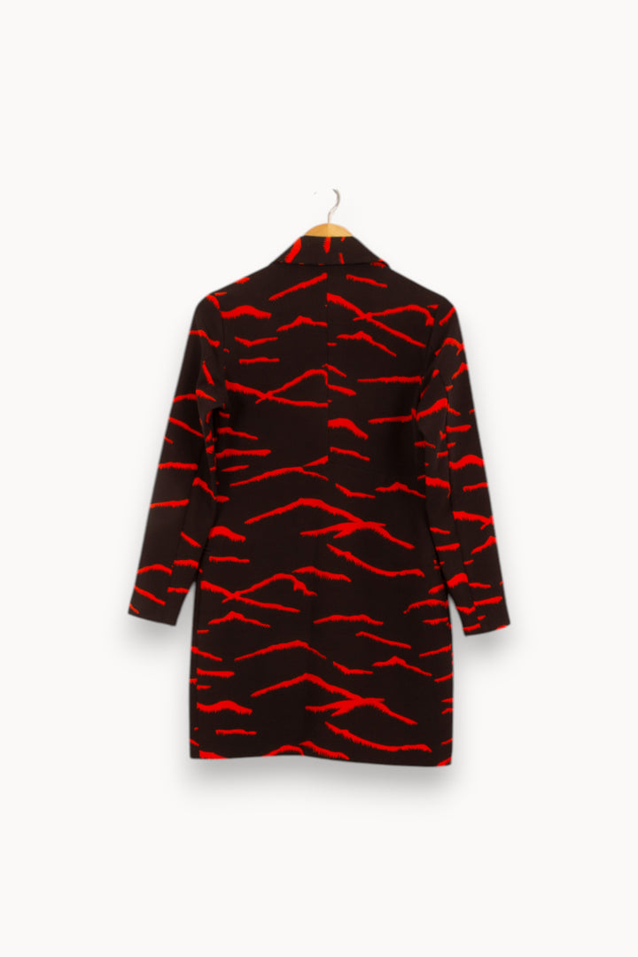 Robe Courte Noire et Rouge - Taille S/36 de la marque Bimba y Lola | PLY1034 - Vendu par Paradigme - Image 4