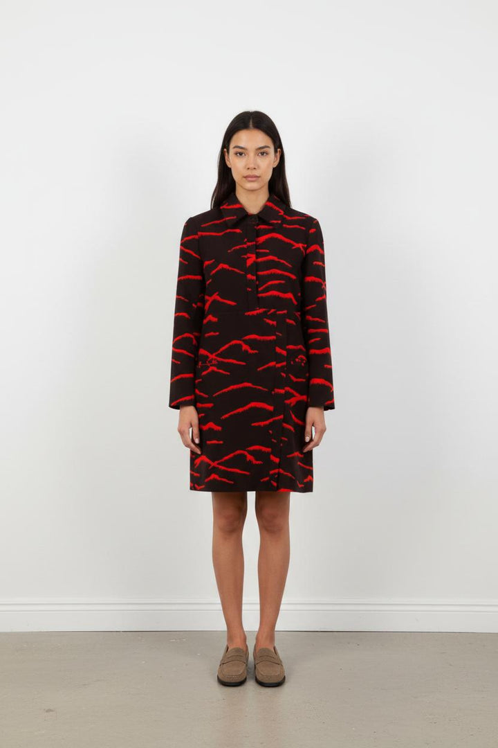 Robe Courte Noire et Rouge - Taille S/36