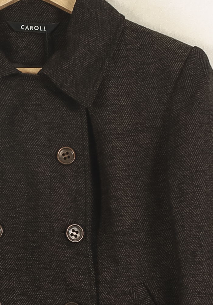 Veste Marron - Taille XL/42 de la marque Caroll | PLY1041 - Vendu par Paradigme - Image 3